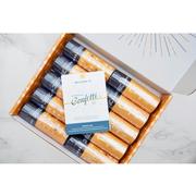 Orange and White 10-Pack Confetti Poppers